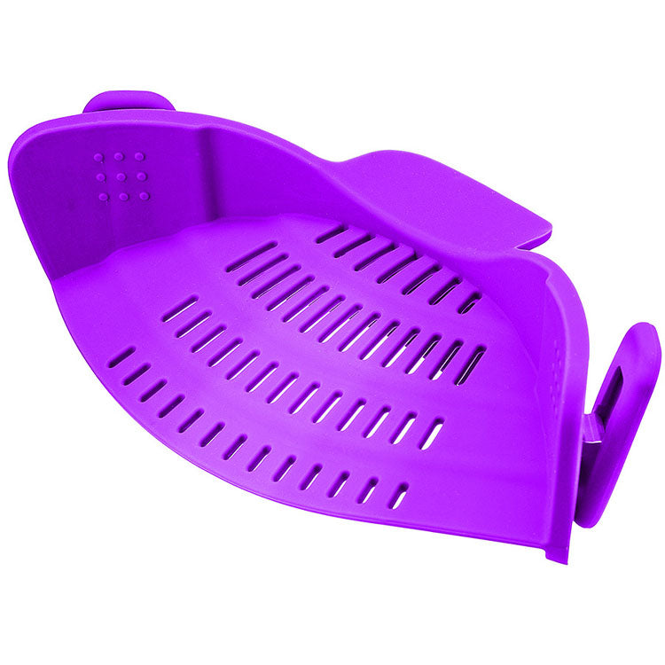 Clip-on pot pan bowl funnel