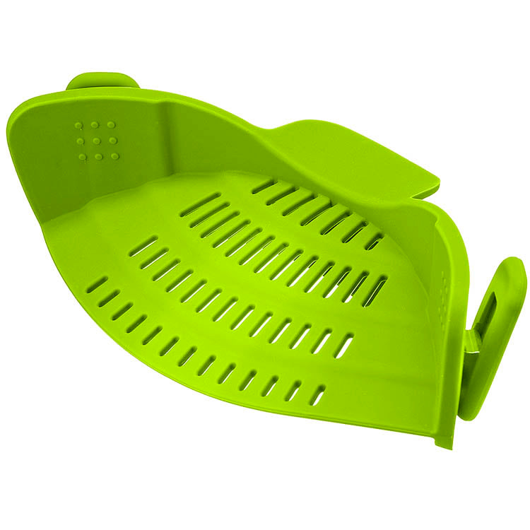 Clip-on pot pan bowl funnel